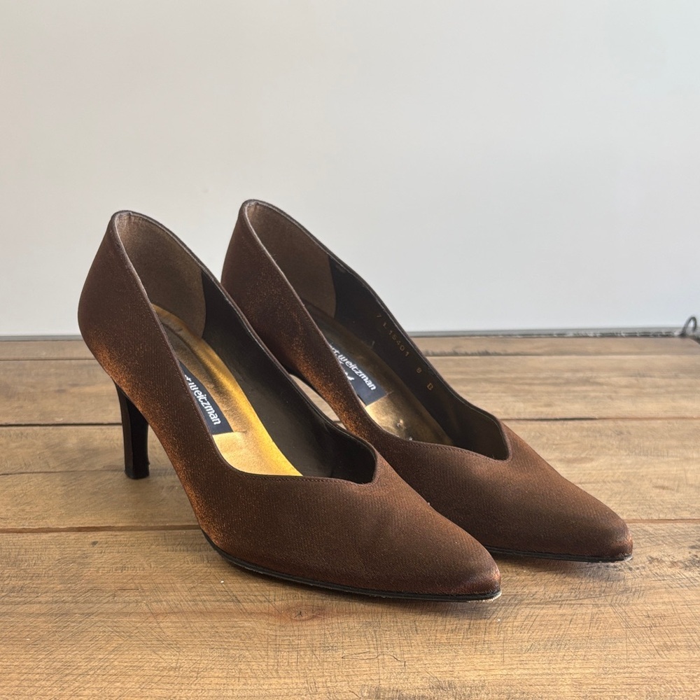 Stuart Weitzman Brown Heels